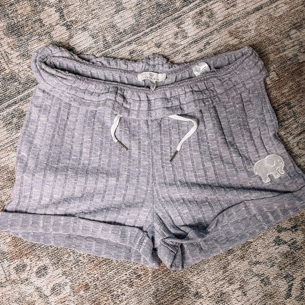 Ivory Ella comfy purple shorts
